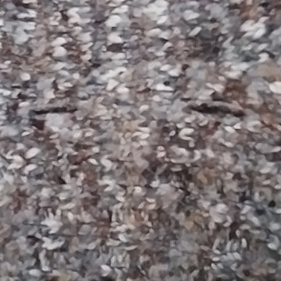 One A Earthy Asymmetrical Split Turtleneck Nubby Knit Sweater - Picture 7 of 16